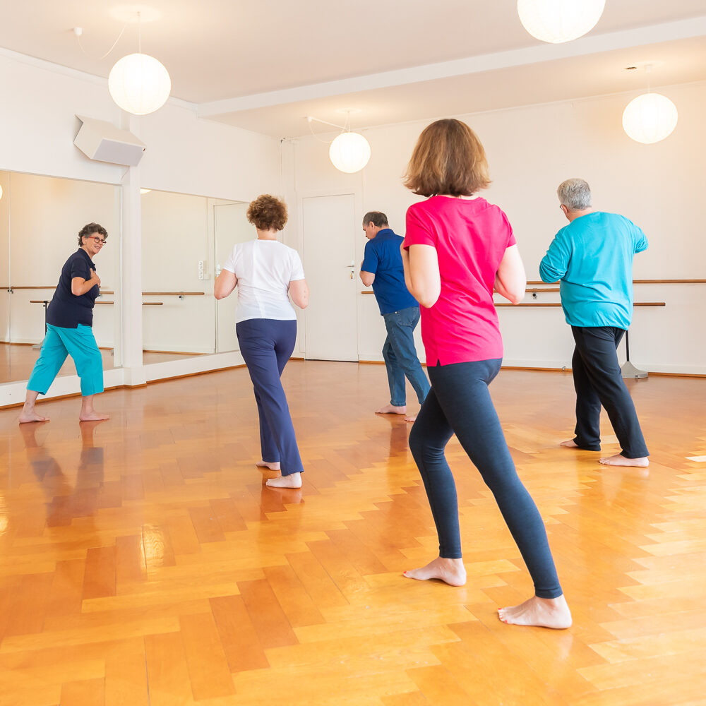 Marianne Artz mit Trainingsgruppe